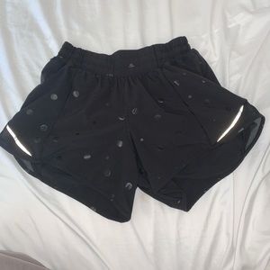 LIMITED EDITION black lululemon shorts. these are no longer sold!!